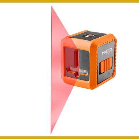 Laser krzyżowy 10 m, z etui i uchwytem magnetycznym Laser krzyżowy 10 m, z etui i uchwytem magnetycznym