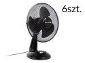 44-070# Wentylator biurkowy 12"/30cm 40w czarny op.