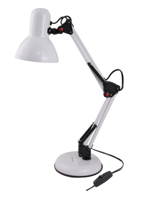 ELD112W Esperanza lampka biurkowa e27 avior biała ELD112W Esperanza lampka biurkowa e27 avior biała