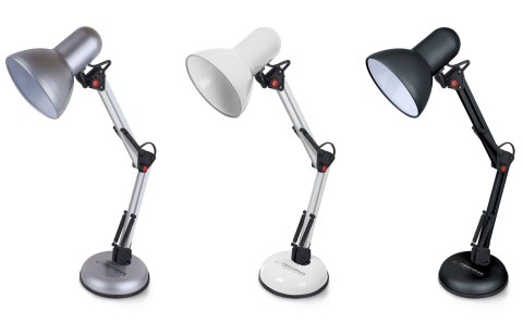 ELD112W Esperanza lampka biurkowa e27 avior biała ELD112W Esperanza lampka biurkowa e27 avior biała