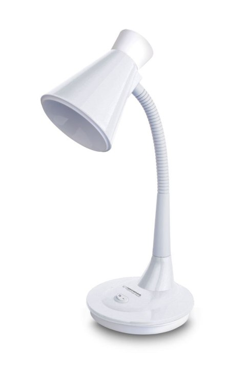 ELD115W Esperanza lampka biurkowa e27 diadem biała ELD115W Esperanza lampka biurkowa e27 diadem biała