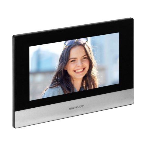 HIKVISION DS-KIS703-P zestaw wideodomofonowy 2-żyłowy jednorodzinny z monitorem 7" i kamerą Full HD i sterowaniem z aplikacji, m HIKVISION DS-KIS703-P zestaw wideodomofonowy 2-żyłowy jednorodzinny z monitorem 7" i kamerą Full HD i sterowaniem z aplikacji, m
