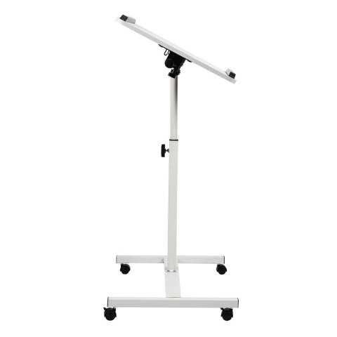 Mobilne biurko/stand na laptop Maclean, białe, regulacja wysokośc 56-86cm, max. 30kg , MC-121 W Mobilne biurko/stand na laptop Maclean, białe, regulacja wysokośc 56-86cm, max. 30kg , MC-121 W