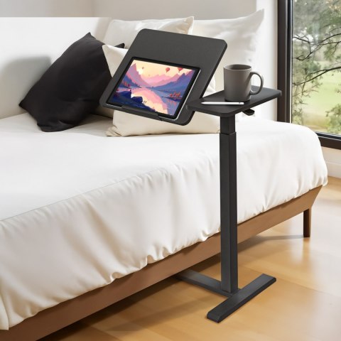 Mobilne biurko/stand na laptop Maclean, białe, regulacja wysokośc 76-109cm, max. 30kg , MC-120 B Mobilne biurko/stand na laptop Maclean, białe, regulacja wysokośc 76-109cm, max. 30kg , MC-120 B