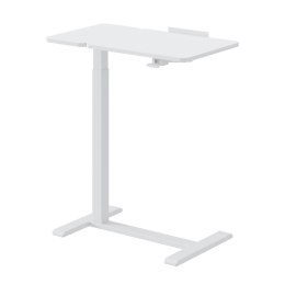 Mobilne biurko/stand na laptop Maclean, białe, regulacja wysokośc 76-109cm, max. 30kg , MC-120 W