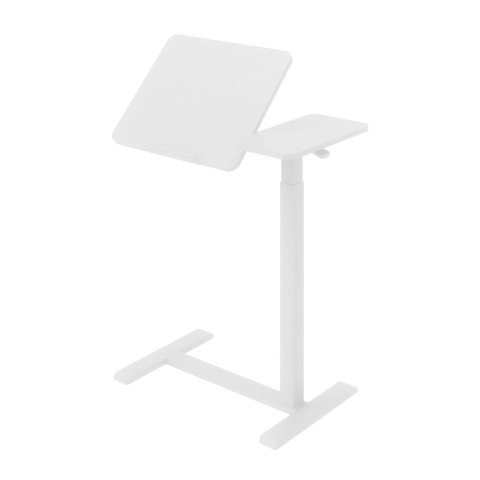 Mobilne biurko/stand na laptop Maclean, białe, regulacja wysokośc 76-109cm, max. 30kg , MC-120 W Mobilne biurko/stand na laptop Maclean, białe, regulacja wysokośc 76-109cm, max. 30kg , MC-120 W