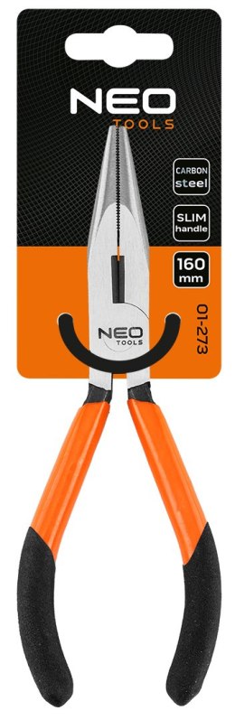 Szczypce wydłużone proste 160 mm