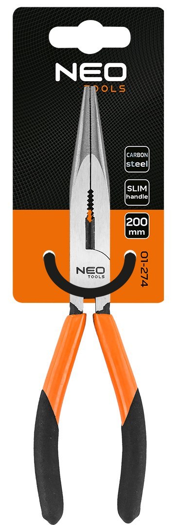 Szczypce wydłużone proste 200 mm Szczypce wydłużone proste 200 mm