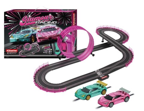 Tor samochodowy z pojazdami girls power racing 4,9m Tor samochodowy z pojazdami girls power racing 4,9m