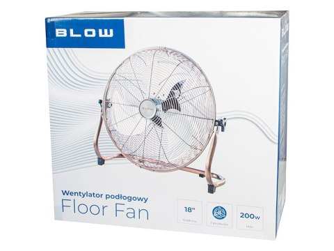 44-650# Wentylator podłogowy 18"/45cm 200w cyrkulator miedziany 44-650# Wentylator podłogowy 18"/45cm 200w cyrkulator miedziany