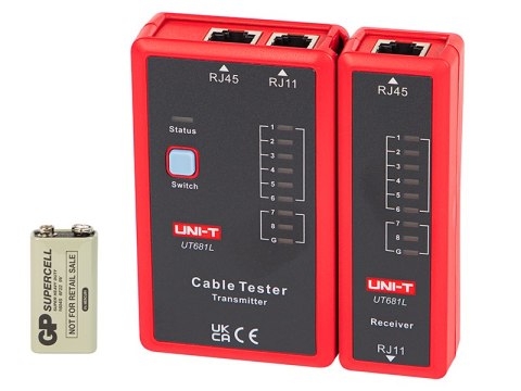 50-212# Miernik ut681l uni-t tester lan 50-212# Miernik ut681l uni-t tester lan
