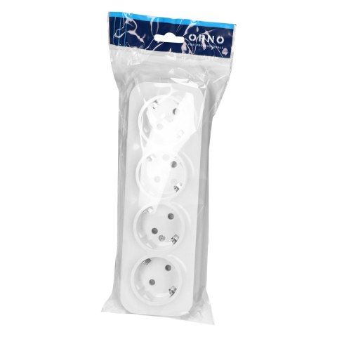 Gniazdo poczwórne ToDo 2P+Z Schuko IP20, 16A, 230V AC, biały Gniazdo poczwórne ToDo 2P+Z Schuko IP20, 16A, 230V AC, biały