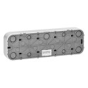 Gniazdo poczwórne ToDo 2P+Z Schuko IP20, 16A, 230V AC, biały