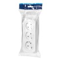 Gniazdo potrójne ToDo 2P+Z Schuko IP20, 16A, 230V AC, biały