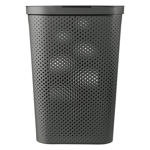 Kosz na bieliznę Curver Infinity Recycled 60L ciemny szary Kosz na bieliznę Curver Infinity Recycled 60L ciemny szary