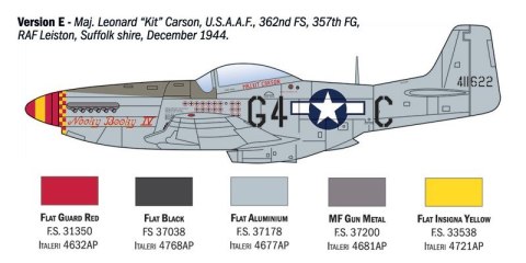 Model plastikowy p-51d mustang aces 1/72 Model plastikowy p-51d mustang aces 1/72