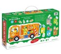 Puzzle moto - Śmieciarka 26 elementów