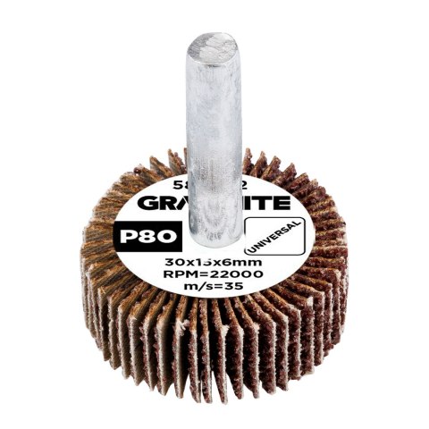 Ściernica listkowa trzpieniowa 30 x 15 x 6 mm, P80 Ściernica listkowa trzpieniowa 30 x 15 x 6 mm, P80