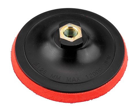 Tarcza mocująca z rzepem 125 mm x M14 Tarcza mocująca z rzepem 125 mm x M14