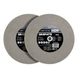 Tarcze szlifierskie 200 x 20/16/12.7 x 20 mm, P60, 2 szt.