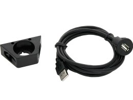 2083# Samochodowe złącze montażowe usb wtyk-gniazdo z podst. 2m