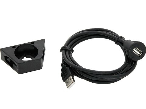 2083# Samochodowe złącze montażowe usb wtyk-gniazdo z podst. 2m 2083# Samochodowe złącze montażowe usb wtyk-gniazdo z podst. 2m