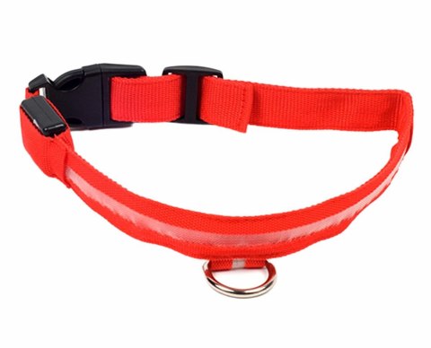 AG232 Obroża świecąca led 32-37cm red AG232 Obroża świecąca led 32-37cm red