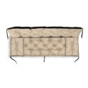 ZESTAW OGRODOWY 180x60x50CM + 2 PODUSZKI 42X42 CM BEŻOWY