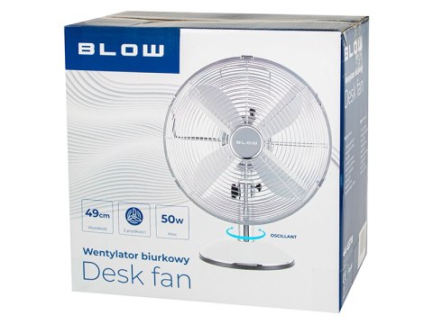 44-657# Wentylator stołowy 30cm srebrny 44-657# Wentylator stołowy 30cm srebrny
