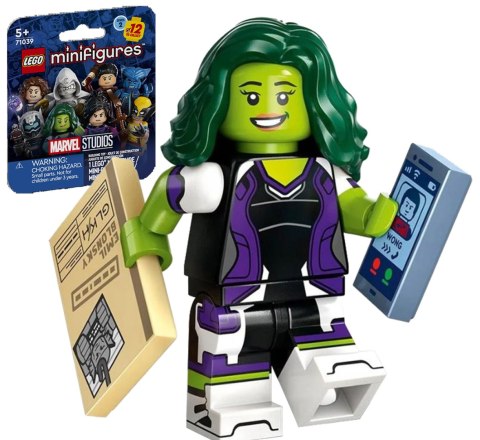71039 - LEGO Minifigures - PANI HULK - Marvel Seria 2 71039 - LEGO Minifigures - PANI HULK - Marvel Seria 2