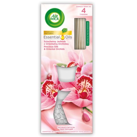AIR WICK PACHNĄCE PATYCZKI SZLACHETNY JEDWAB Z ORIENTALNĄ ORCHIDEĄ/PRECIOUS SILK & ORIENTAL ORCHIDS 25ML AIR WICK PACHNĄCE PATYCZKI SZLACHETNY JEDWAB Z ORIENTALNĄ ORCHIDEĄ/PRECIOUS SILK & ORIENTAL ORCHIDS 25ML