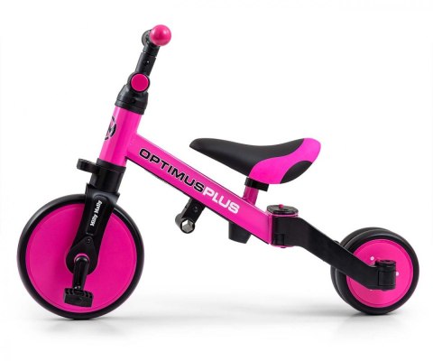 Rowerek ride on - bike 4w1 optimus plus pink Rowerek ride on - bike 4w1 optimus plus pink