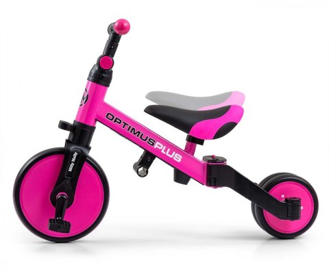 Rowerek ride on - bike 4w1 optimus plus pink Rowerek ride on - bike 4w1 optimus plus pink
