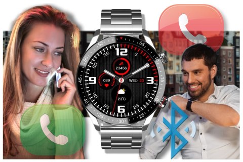 SMARTWATCH MĘSKI GRAVITY GT4-3 - WYKONYWANIE POŁĄCZEŃ, KROKOMIERZ (sg023c) SMARTWATCH MĘSKI GRAVITY GT4-3 - WYKONYWANIE POŁĄCZEŃ, KROKOMIERZ (sg023c)