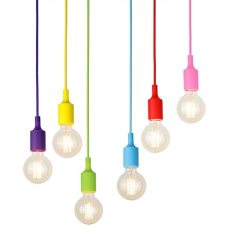 ZD74L Lampa sufitowa 6 ramion tęcza ZD74L Lampa sufitowa 6 ramion tęcza