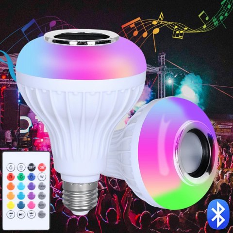 ZD7G Żarówka kolorowa led rgb bt głośnik ZD7G Żarówka kolorowa led rgb bt głośnik