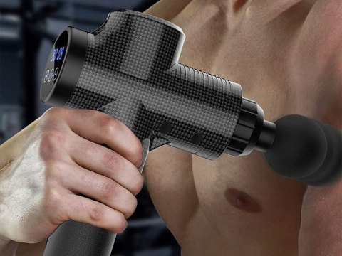 44-340# Pistolet do masażu masażer blow wave 4000 + 10 końcówek + walizka 44-340# Pistolet do masażu masażer blow wave 4000 + 10 końcówek + walizka