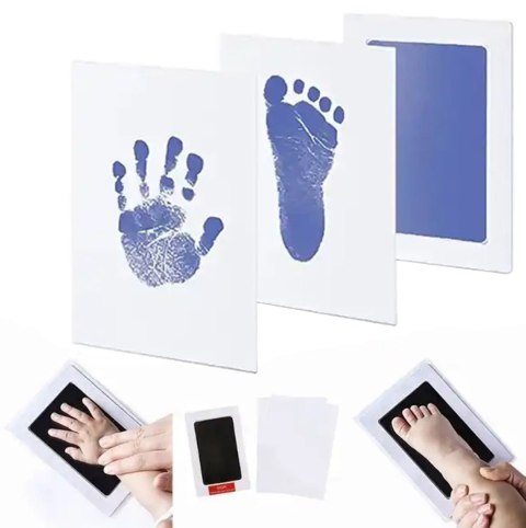 DA82A Niebrudzący odcisk rączki stópki 8x12,5 blue DA82A Niebrudzący odcisk rączki stópki 8x12,5 blue