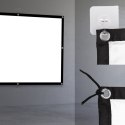 Ekran projekcyjny Maclean, 84", 175x131cm, obramowanie 25mm 4:3, haczyki do naciągu, MC-166