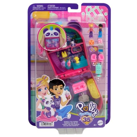 Figurki polly pocket bubble tea panda zestaw kompaktowy
