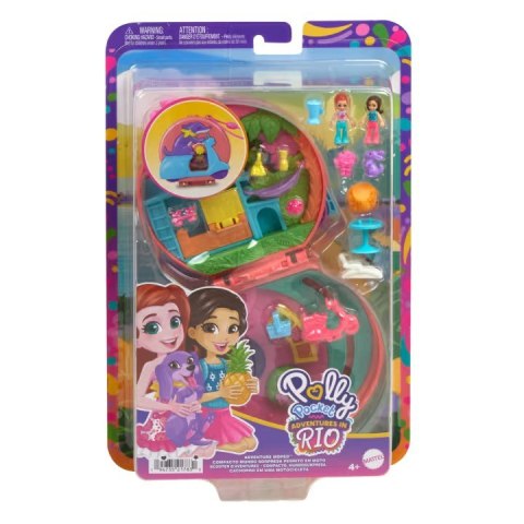 Figurki polly pocket zestaw kompaktowy, skuter pieska