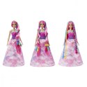 Lalka barbie dreamtopia księżniczka zakręcone pasemka
