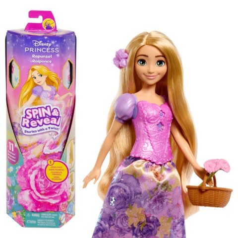 Lalka disney princess spin reveal roszpunka Lalka disney princess spin reveal roszpunka