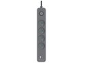 Listwa zasilająca antyprzepięciowa TRACER Power Line+ mobile ready 1.5 m (4 gniazda + 1x USB A+ 1x Type C, PD20W)