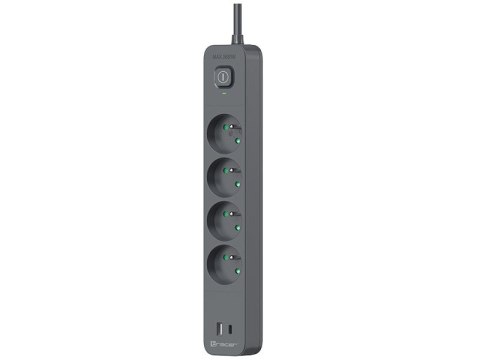 Listwa zasilająca antyprzepięciowa TRACER Power Line+ mobile ready 1.5 m (4 gniazda + 1x USB A+ 1x Type C, PD20W) Listwa zasilająca antyprzepięciowa TRACER Power Line+ mobile ready 1.5 m (4 gniazda + 1x USB A+ 1x Type C, PD20W)
