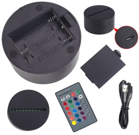 ZD98A Lampka nocna straż pożarna 3d led ZD98A Lampka nocna straż pożarna 3d led