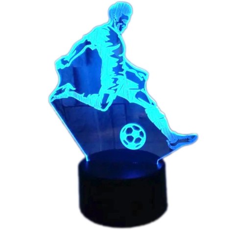 ZD98K Lampka nocna piłkarz 3d led ZD98K Lampka nocna piłkarz 3d led