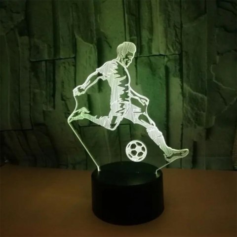 ZD98K Lampka nocna piłkarz 3d led ZD98K Lampka nocna piłkarz 3d led