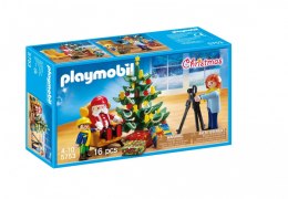 Zestaw z figurkami christmas 5753 zdjęcie ze Świętym mikołajem