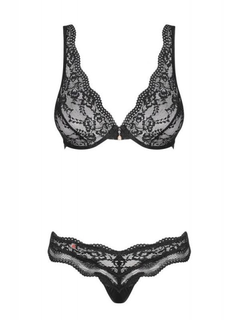 Bielizna-Luvae komplet 2-częściowy Czarny S/M Bielizna-Luvae komplet 2-częściowy Czarny S/M